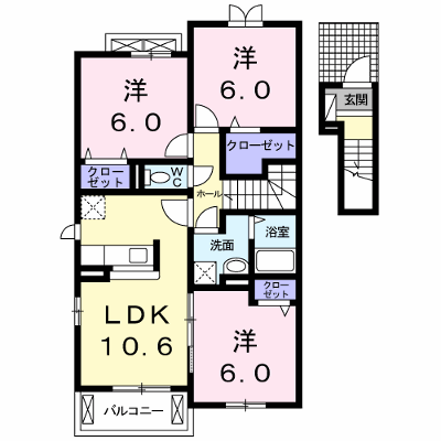 ベルカーサ 202【管理NO：1-017335701-02020】 ★家具家電は申し込み後に搬入します★の外観画像