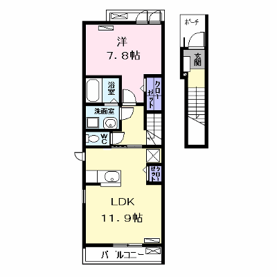 ロータス 202【管理NO：1-024052901-02020】 ★家具家電は申し込み後に搬入します★ ★2026年10月下旬入居可能★の外観画像