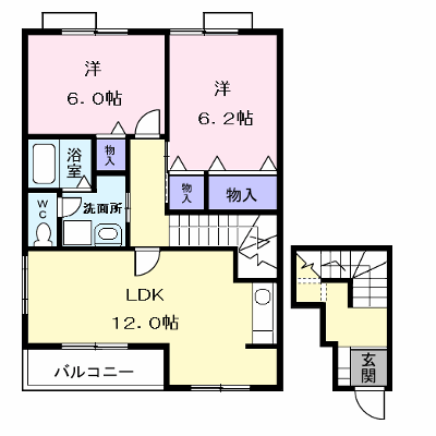 Ｉ・Ｆｉｅｌｄ　Ａ 201【管理NO：1-011346801-02010】 ★家具家電は申し込み後に搬入します★ ★2026年11月上旬入居可能★の外観画像