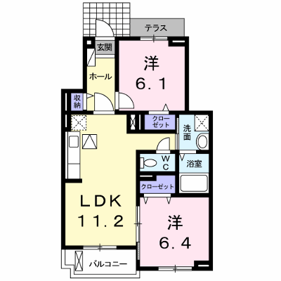 ヒロハウス 102【管理NO：1-015966501-01020】 ★家具家電は申し込み後に搬入します★ ★2026年12月中旬入居可能★の外観画像
