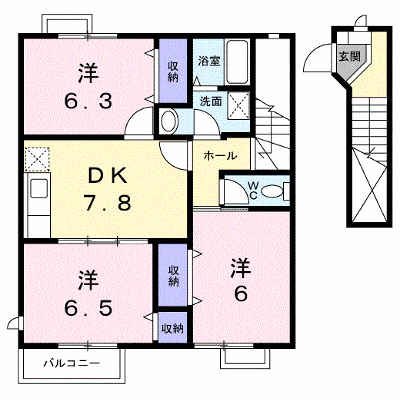 アヴァンガーデンⅢ 202【管理NO：1-009596603-02020】 ★家具家電は申し込み後に搬入します★ ★2026年10月中旬入居可能★の外観画像