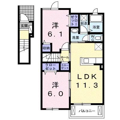 クレメント　リバー　Ａ 201【管理NO：1-021022901-02010】 ★家具家電は申し込み後に搬入します★ ★2026年11月中旬入居可能★の外観画像
