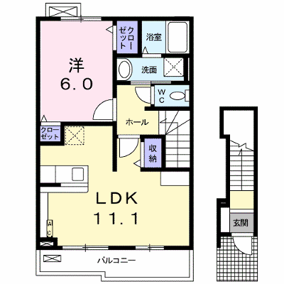 クレメントＳ 202【管理NO：1-015212001-02020】 ★家具家電は申し込み後に搬入します★ ★2026年10月下旬入居可能★の外観画像