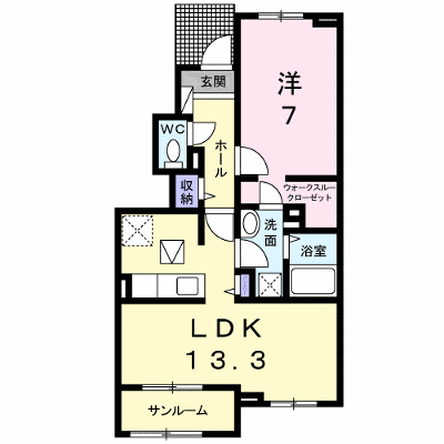 パークサイドミッチィー　Ｂ棟 102【管理NO：1-020342702-01020】 ★家具家電は申し込み後に搬入します★ ★2026年10月下旬入居可能★の外観画像