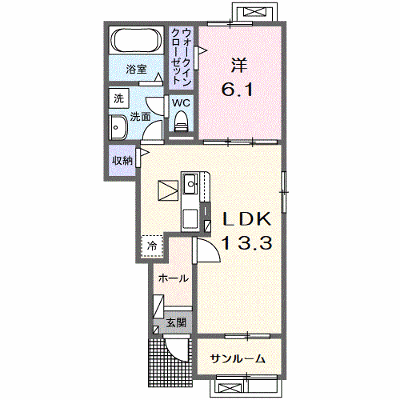 ボニート　ブローテ 103【管理NO：1-027517801-01030】 ★家具家電は申し込み後に搬入します★ ★2026年11月中旬入居可能★の外観画像