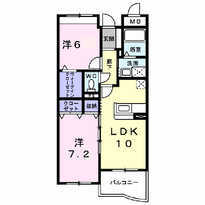 サニーヒル 302【管理NO：1-013466901-03020】 ★家具家電は申し込み後に搬入します★ ★2026年10月中旬入居可能★の外観画像