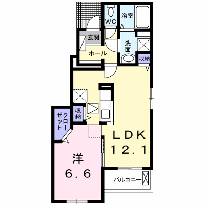 テイルウィンド 101【管理NO：1-022422601-01010】 ★家具家電は申し込み後に搬入します★ ★2026年10月下旬入居可能★の外観画像