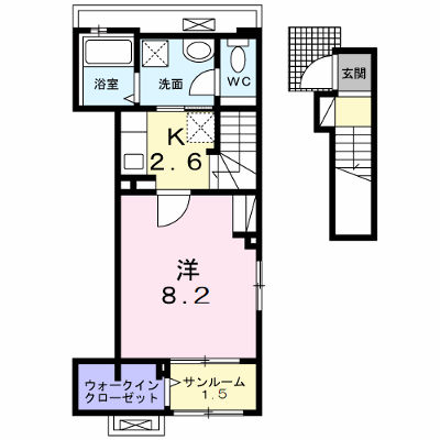 アネモスヒルズ姫路早瀬Ⅰ 201【管理NO：1-026924901-02010】 ★家具家電は申し込み後に搬入します★ ★2026年11月中旬入居可能★の外観画像