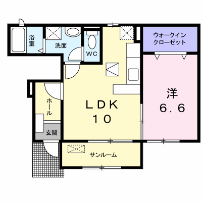 サニーセレノ　Ｅ 103【管理NO：1-018511701-01030】 ★家具家電は申し込み後に搬入します★ ★2026年12月中旬入居可能★の外観画像
