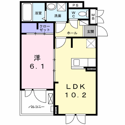 Ｙシャトレーヌ　Ⅲ 201【管理NO：1-025562301-02010】 ★家具家電は申し込み後に搬入します★ ★2026年12月上旬入居可能★の外観画像