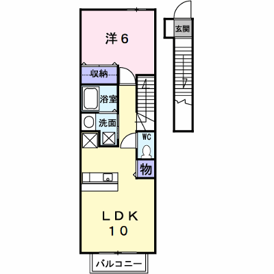 リブ・シンヴィレッジⅣ 203【管理NO：1-013735904-02030】 ★家具家電は申し込み後に搬入します★ ★2026年11月中旬入居可能★の外観画像