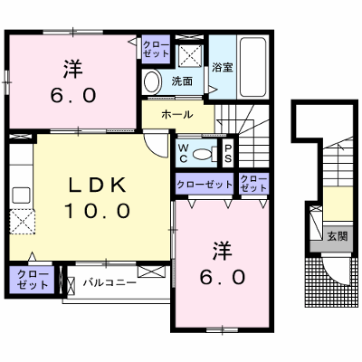 ｎｉｋｏ 201【管理NO：1-025555301-02010】 ★家具家電は申し込み後に搬入します★ ★2026年10月下旬入居可能★の外観画像