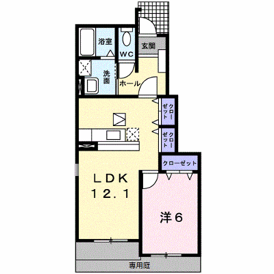 ヴァン・ルミエール　Ⅰ 102【管理NO：1-013554601-01020】 ★家具家電は申し込み後に搬入します★ ★2026年10月中旬入居可能★の外観画像