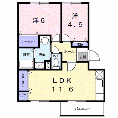 リバティータウン 302【管理NO：1-004830701-03020】 ★家具家電は申し込み後に搬入します★ ★2026年10月中旬入居可能★の外観画像