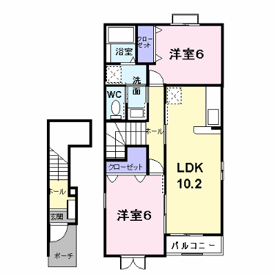 グレース・コートＡ 202【管理NO：1-014286801-02020】 ★家具家電は申し込み後に搬入します★ ★2026年11月下旬入居可能★の外観画像
