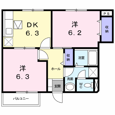 ポップス・Ｆ 102【管理NO：1-012203901-01020】 ★家具家電は申し込み後に搬入します★ ★2026年10月中旬入居可能★の外観画像