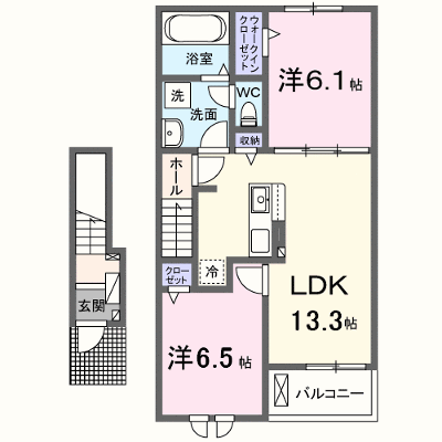 グラッドネス志免東Ⅰ　Ａ棟 203【管理NO：1-028000301-02030】 ★家具家電は申し込み後に搬入します★ ★2026年11月中旬入居可能★の外観画像