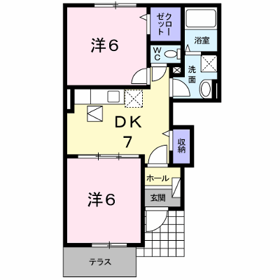 アトレ城原Ⅰ 103【管理NO：1-018817701-01030】 ★家具家電は申し込み後に搬入します★ ★2026年10月下旬入居可能★の外観画像