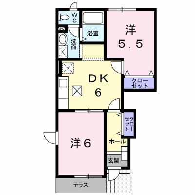 グリーンヒル三城Ａ 101【管理NO：1-012018901-01010】 ★家具家電は申し込み後に搬入します★ ★2026年10月中旬入居可能★の外観画像
