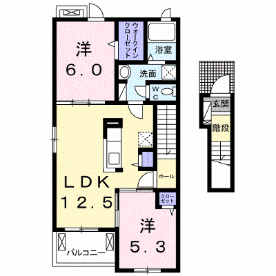 エルヴィータ八女　Ｃ 203【管理NO：1-022323803-02030】 ★家具家電は申し込み後に搬入します★の外観画像