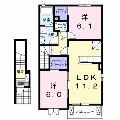 ソレイユ　オオサキ　Ⅲ 205【管理NO：1-019671402-02040】 ★家具家電は申し込み後に搬入します★ ★2026年11月上旬入居可能★の外観画像