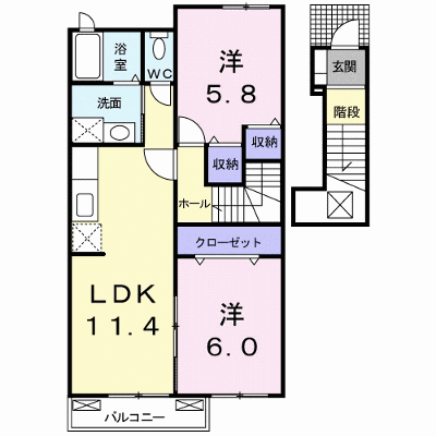 サンシャインヒルズＢ 202【管理NO：1-014592701-02020】 ★家具家電は申し込み後に搬入します★ ★2027年01月上旬入居可能★の外観画像