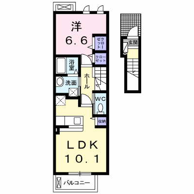 リライフ　Ⅱ 203【管理NO：1-021920702-02030】 ★家具家電は申し込み後に搬入します★ ★2026年10月下旬入居可能★の外観画像