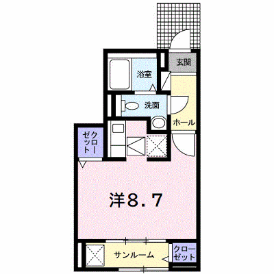 コンフォールつかさ　Ｂ 102【管理NO：1-020487701-01020】 ★家具家電は申し込み後に搬入します★ ★2026年11月中旬入居可能★の外観画像