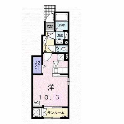 Ｋ’ｓガーデン 101【管理NO：1-024919301-01010】 ★家具家電は申し込み後に搬入します★ ★2026年11月中旬入居可能★の外観画像