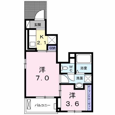 Ｓｏｌａｎａ 103【管理NO：1-020507201-01030】 ★家具家電は申し込み後に搬入します★ ★2026年11月中旬入居可能★の外観画像