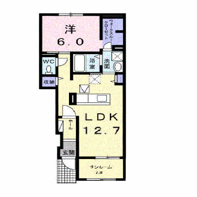 サン　ガーデン 103【管理NO：1-023184801-01030】 ★家具家電は申し込み後に搬入します★ ★2026年11月中旬入居可能★の外観画像