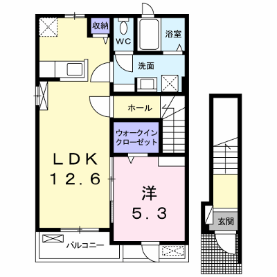 パーク　サイド　メグミ 201【管理NO：1-026721401-02010】 ★家具家電は申し込み後に搬入します★の外観画像