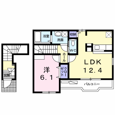 レスコアーヌ 204【管理NO：1-015260001-02040】 ★家具家電は申し込み後に搬入します★ ★2026年09月下旬入居可能★の外観画像