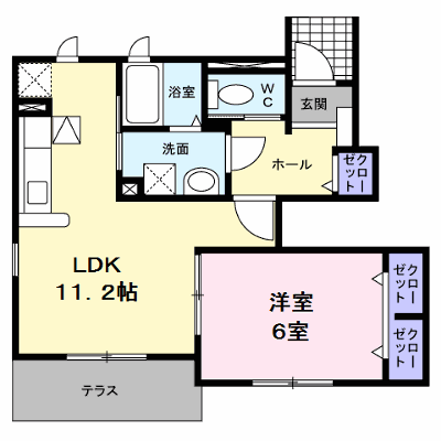 プラムシオンⅠ 103【管理NO：1-014192301-01030】 ★家具家電は申し込み後に搬入します★ ★2026年10月下旬入居可能★の外観画像