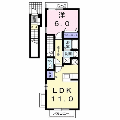 エターナルヒルＡ 202【管理NO：1-013445901-02020】 ★家具家電は申し込み後に搬入します★ ★2026年11月中旬入居可能★の外観画像