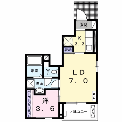 デスパシオ 101【管理NO：1-022296701-01010】 ★家具家電は申し込み後に搬入します★ ★2026年10月下旬入居可能★の外観画像