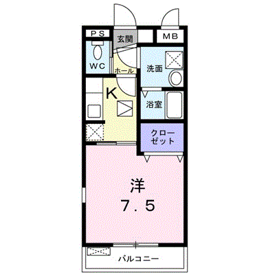 サン　フローリッシュ 102【管理NO：1-017845801-01020】 ★家具家電は申し込み後に搬入します★ ★2026年10月下旬入居可能★の外観画像