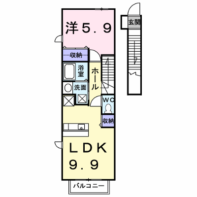 カーサ　プレッソ 203【管理NO：1-015069701-02030】 ★家具家電は申し込み後に搬入します★ ★2026年11月中旬入居可能★の外観画像