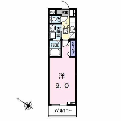 シャルール伏屋 102【管理NO：1-027535101-01020】 ★家具家電は申し込み後に搬入します★ ★2026年11月上旬入居可能★の外観画像