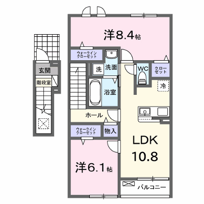 アルバ藤里 202【管理NO：1-028829701-02020】 ★家具家電は申し込み後に搬入します★ ★2027年02月上旬入居可能★の外観画像