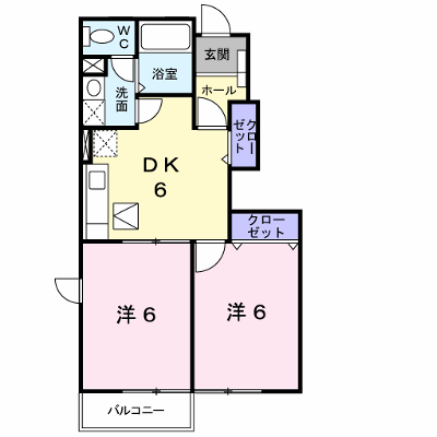 メゾン桜Ⅱ 102【管理NO：1-010612201-01020】 ★家具家電は申し込み後に搬入します★ ★2026年10月下旬入居可能★の外観画像