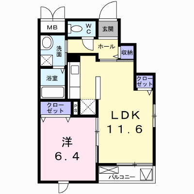 グランアウローラⅧ 301【管理NO：1-020925601-03010】 ★家具家電は申し込み後に搬入します★ ★2026年11月上旬入居可能★の外観画像