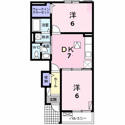 フレイズ　Ⅰ 103【管理NO：1-016347501-01030】 ★家具家電は申し込み後に搬入します★ ★2026年11月上旬入居可能★の外観画像
