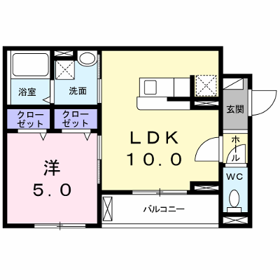 ラ　ビュット　上山手 101【管理NO：1-023425101-01010】 ★家具家電は申し込み後に搬入します★ ★2026年10月下旬入居可能★の外観画像