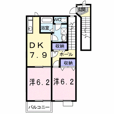 フォンテーヌＡ 202【管理NO：1-009591301-02020】 ★家具家電は申し込み後に搬入します★ ★2026年10月下旬入居可能★の外観画像