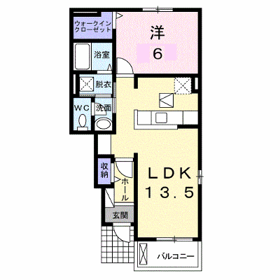 ルーベル春日Ｄ 104【管理NO：1-020260201-01040】 ★家具家電は申し込み後に搬入します★ ★2026年10月下旬入居可能★の外観画像