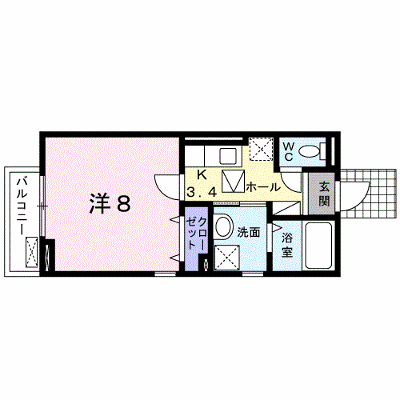 ミーテ・ソーレ 101【管理NO：1-018295601-01010】 ★家具家電は申し込み後に搬入します★ ★2026年10月下旬入居可能★の外観画像