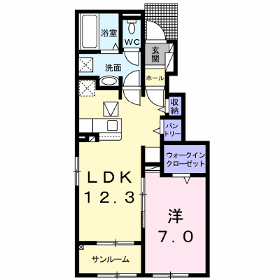 テルミアースメゾン 104【管理NO：1-024981401-01040】 ★家具家電は申し込み後に搬入します★ ★2026年10月下旬入居可能★の外観画像