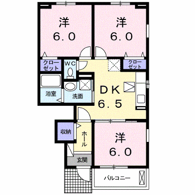 エスパス　ド　コンフォー　Ｂ 102【管理NO：1-024168802-01020】 ★家具家電は申し込み後に搬入します★ ★2026年10月下旬入居可能★の外観画像