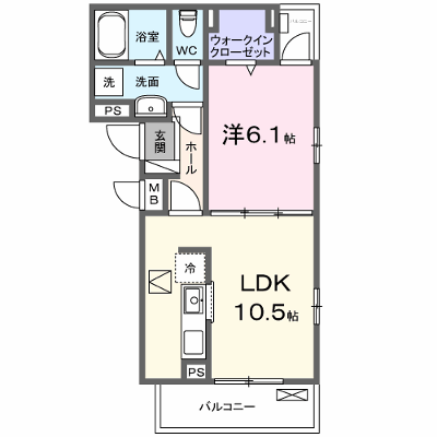 プルメリア 203【管理NO：1-028673001-02030】 ★家具家電は申し込み後に搬入します★ ★2027年03月上旬入居可能★の外観画像